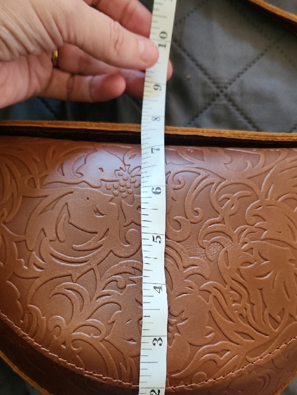 Portland Leather Goods Koala Embossed Leather Bag with Matching Wallet - Picture 11 of 15
